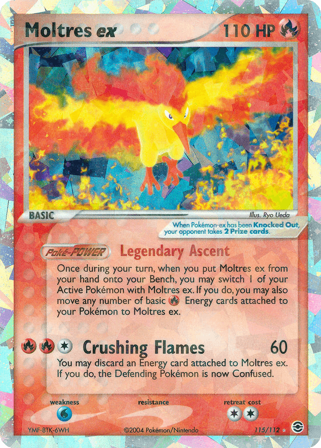 Moltres ex — EX FireRed & LeafGreen 115/112