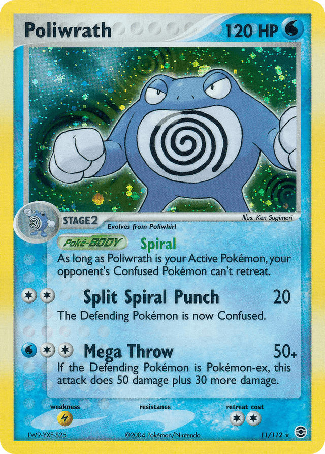 Poliwrath — EX FireRed & LeafGreen 11/112