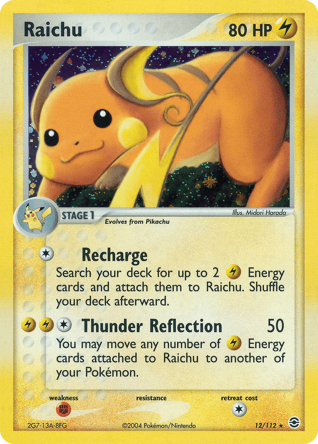 Raichu — EX FireRed & LeafGreen 12/112