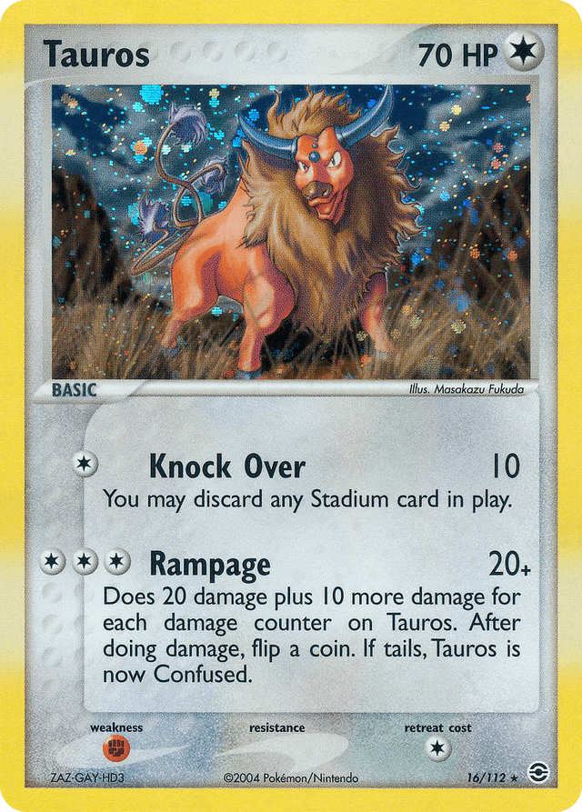 Tauros — EX FireRed & LeafGreen 16/112