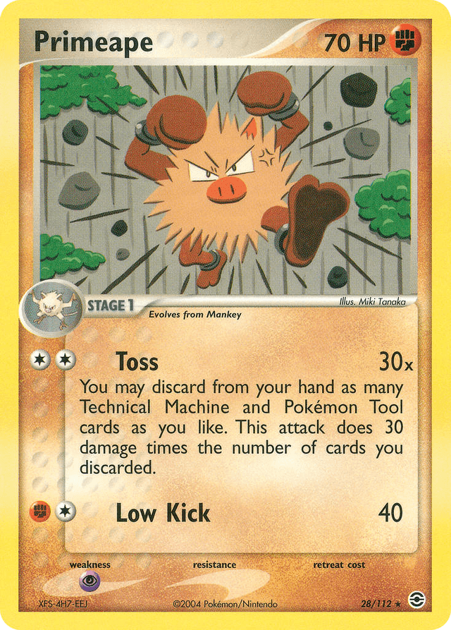 Primeape — EX FireRed & LeafGreen 28/112