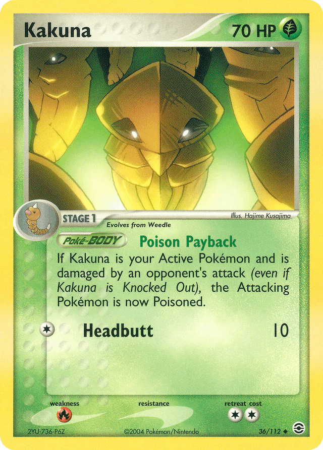 Kakuna — EX FireRed & LeafGreen 36/112