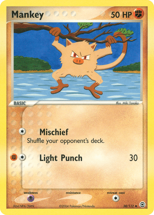 Mankey — EX FireRed & LeafGreen 38/112