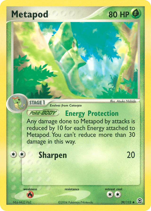 Metapod — EX FireRed & LeafGreen 39/112