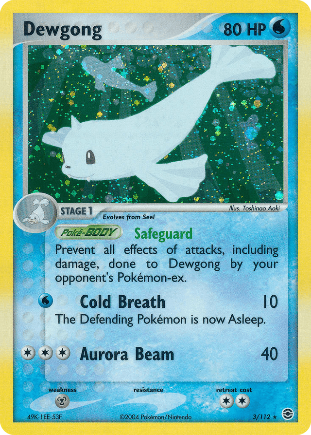 Dewgong — EX FireRed & LeafGreen 3/112