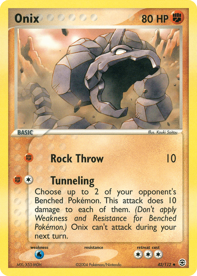 Onix — EX FireRed & LeafGreen 42/112