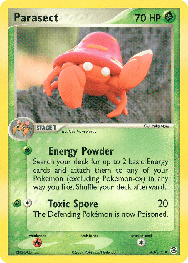 Parasect — EX FireRed & LeafGreen 43/112