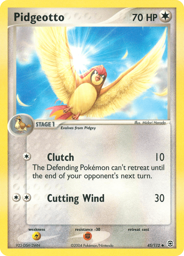 Pidgeotto — EX FireRed & LeafGreen 45/112