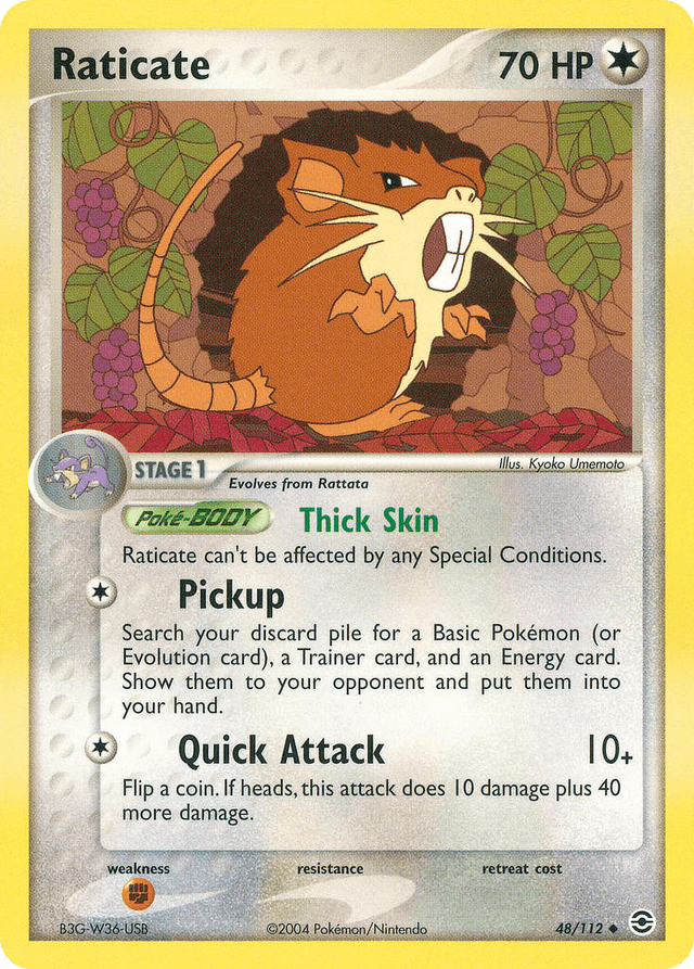 Raticate — EX FireRed & LeafGreen 48/112