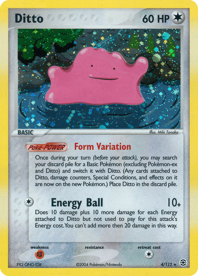 Ditto — EX FireRed & LeafGreen 4/112