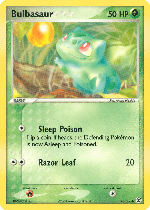 Bulbasaur — EX FireRed & LeafGreen 54/112