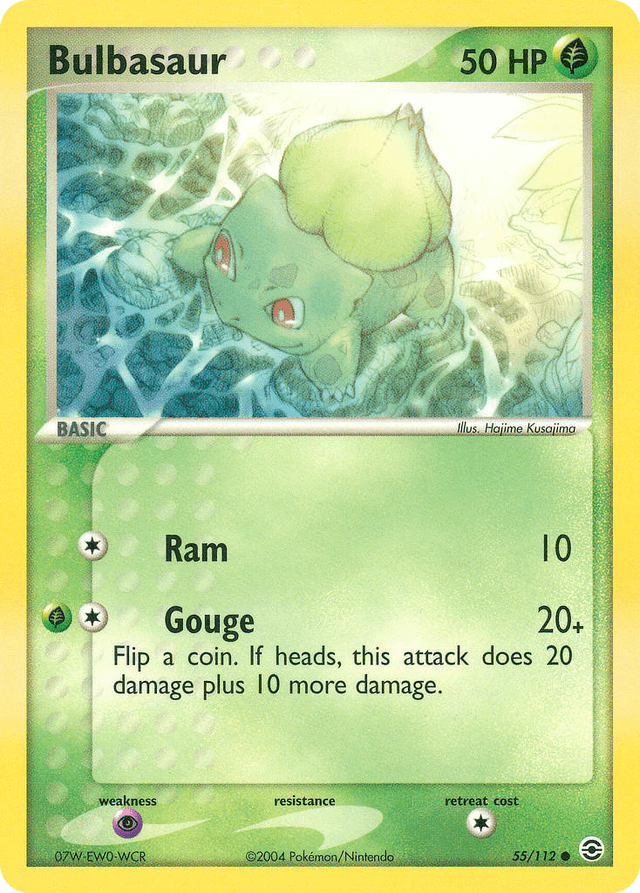 Bulbasaur — EX FireRed & LeafGreen 55/112