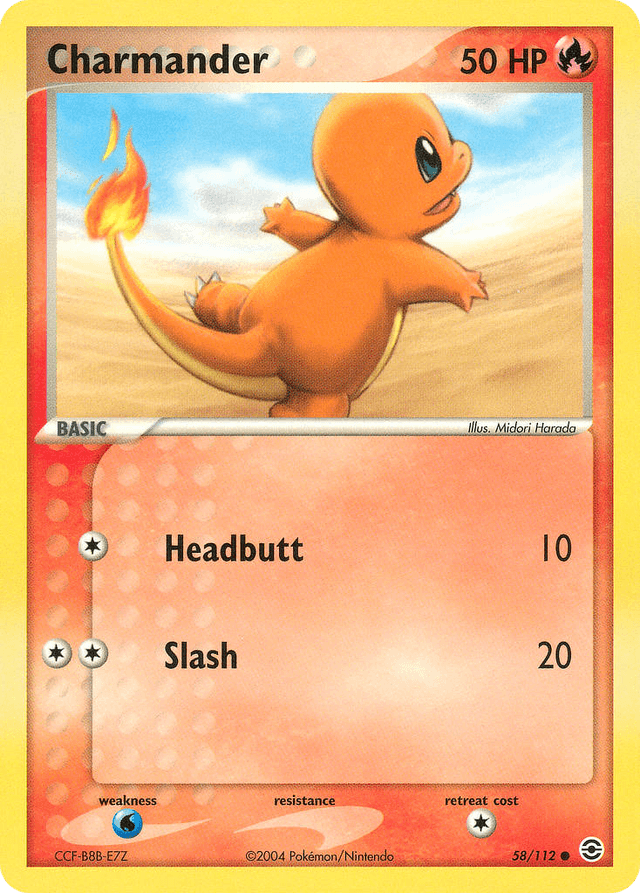 Charmander — EX FireRed & LeafGreen 58/112