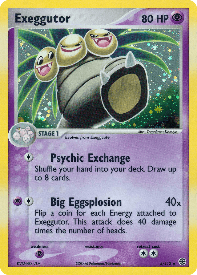 Exeggutor — EX FireRed & LeafGreen 5/112