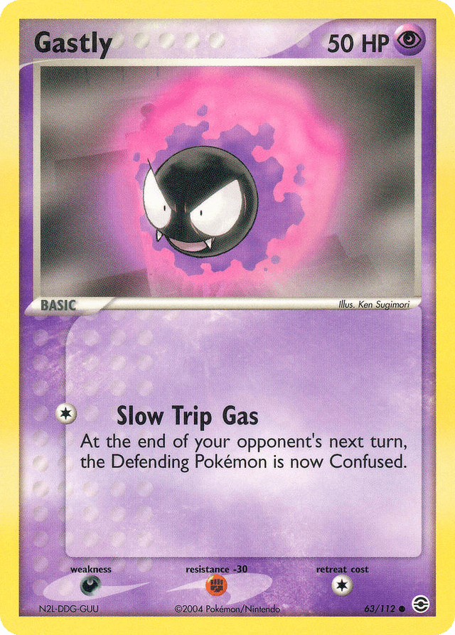 Gastly — EX FireRed & LeafGreen 63/112