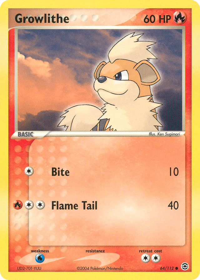 Growlithe — EX FireRed & LeafGreen 64/112
