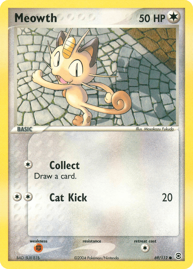 Meowth — EX FireRed & LeafGreen 69/112