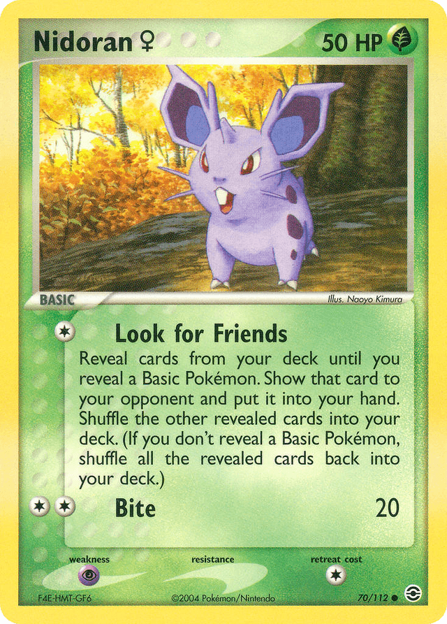 Nidoran ♀ — EX FireRed & LeafGreen 70/112