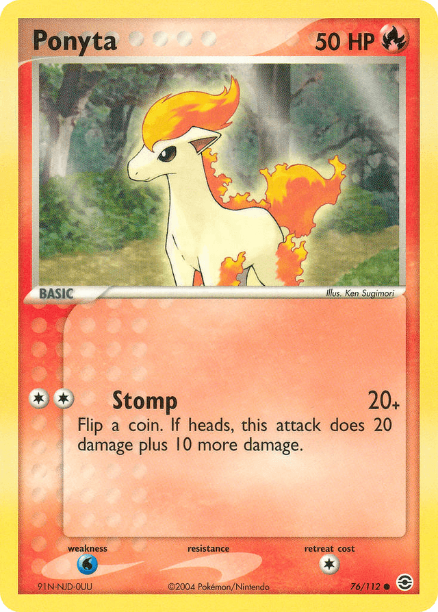Ponyta — EX FireRed & LeafGreen 76/112