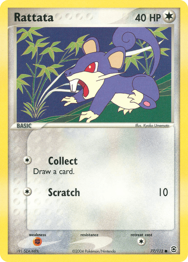 Rattata — EX FireRed & LeafGreen 77/112