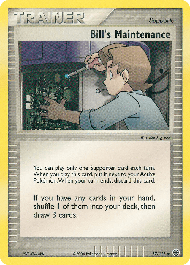 Bill's Maintenance — EX FireRed & LeafGreen 87/112