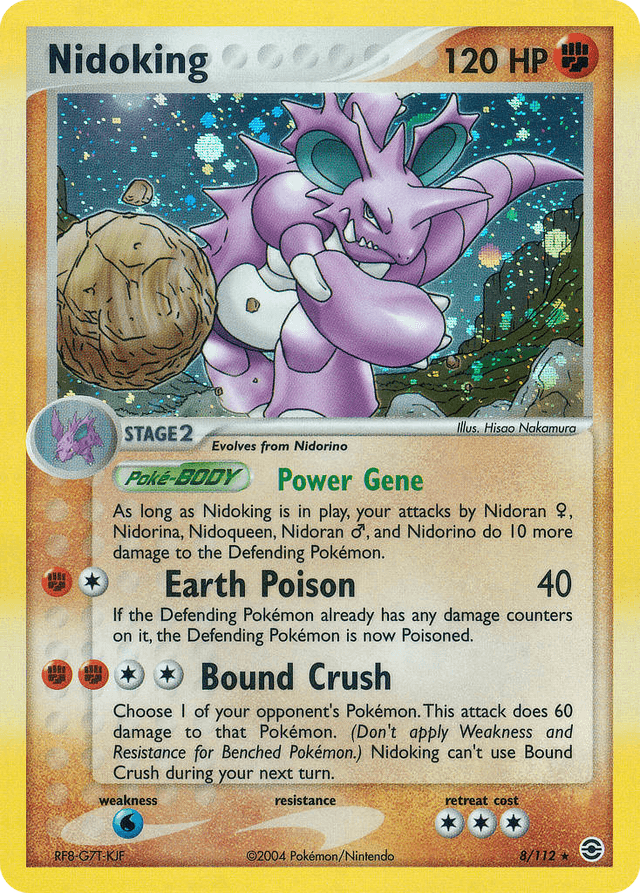 Nidoking — EX FireRed & LeafGreen 8/112