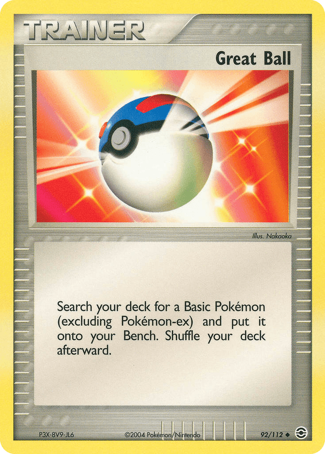Great Ball — EX FireRed & LeafGreen 92/112