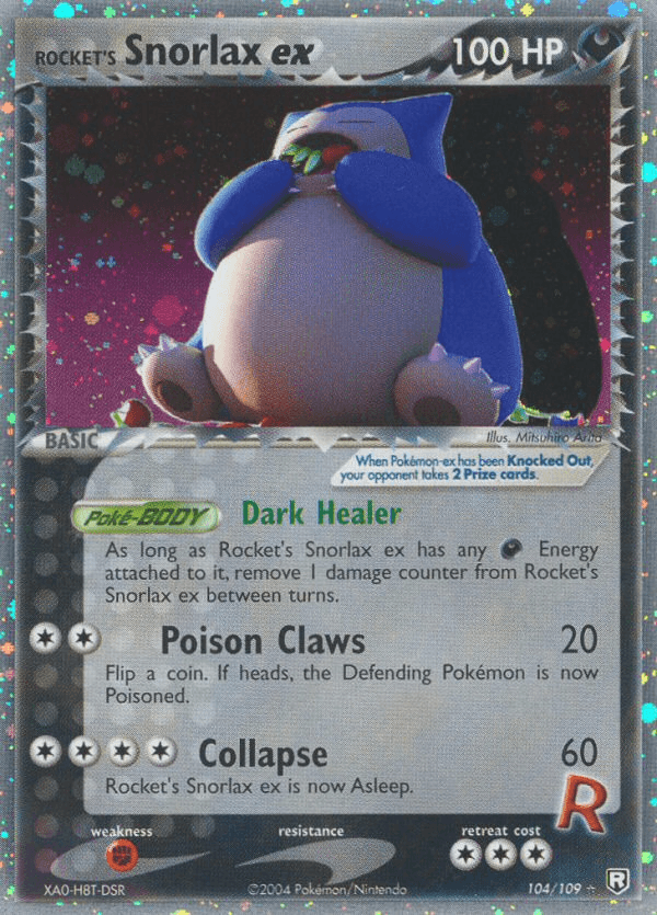 Rocket's Snorlax ex — EX Team Rocket Returns 104/109