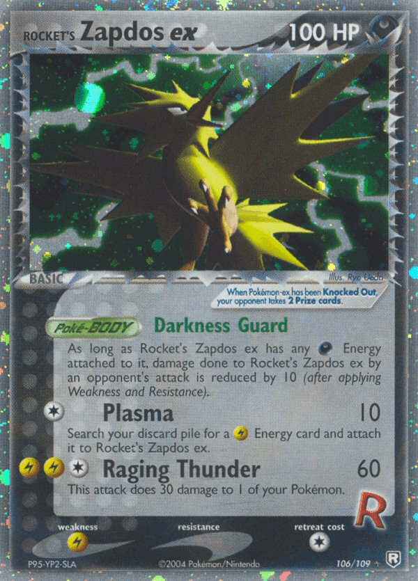 Rocket's Zapdos ex — EX Team Rocket Returns 106/109