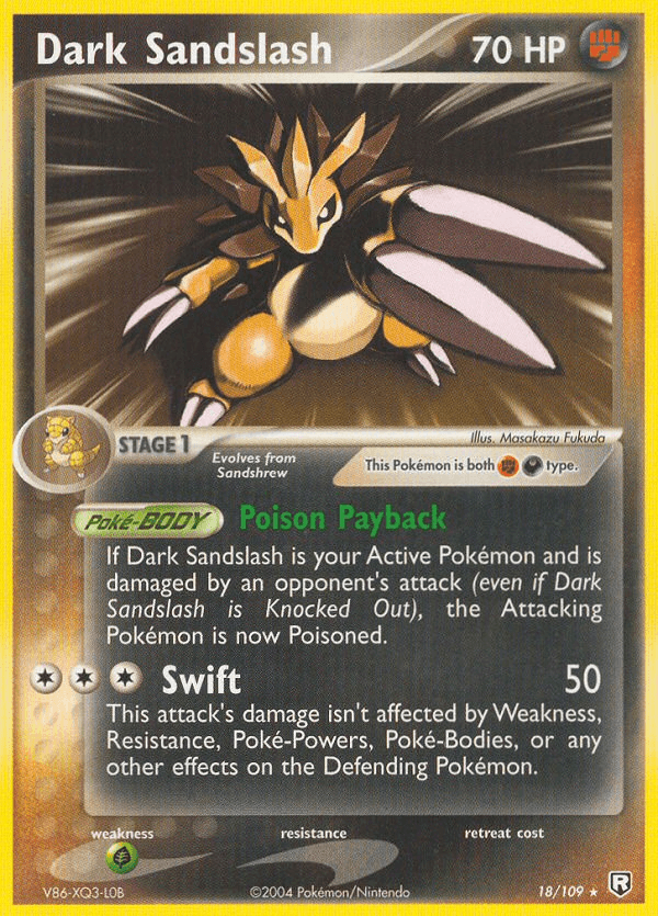 Dark Sandslash — EX Team Rocket Returns 18/109