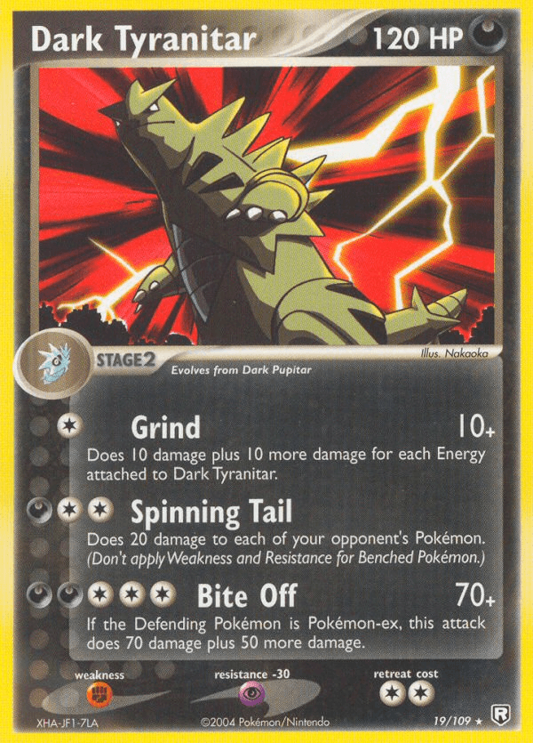 Dark Tyranitar — EX Team Rocket Returns 19/109