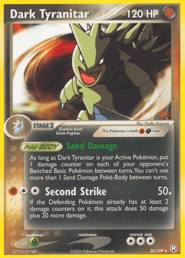 Dark Tyranitar — EX Team Rocket Returns 20/109