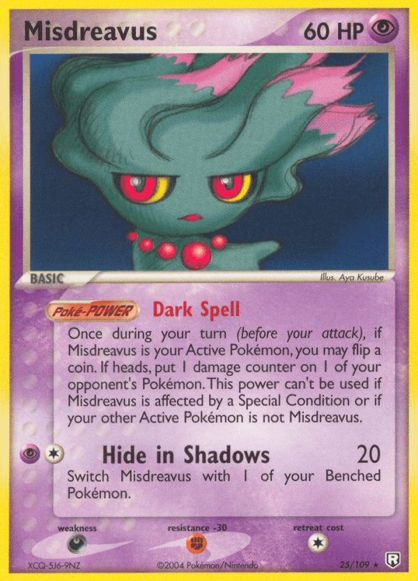 Misdreavus — EX Team Rocket Returns 25/109