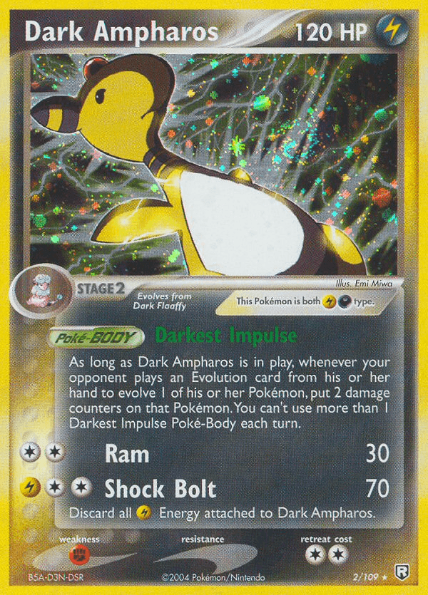 Dark Ampharos — EX Team Rocket Returns 2/109