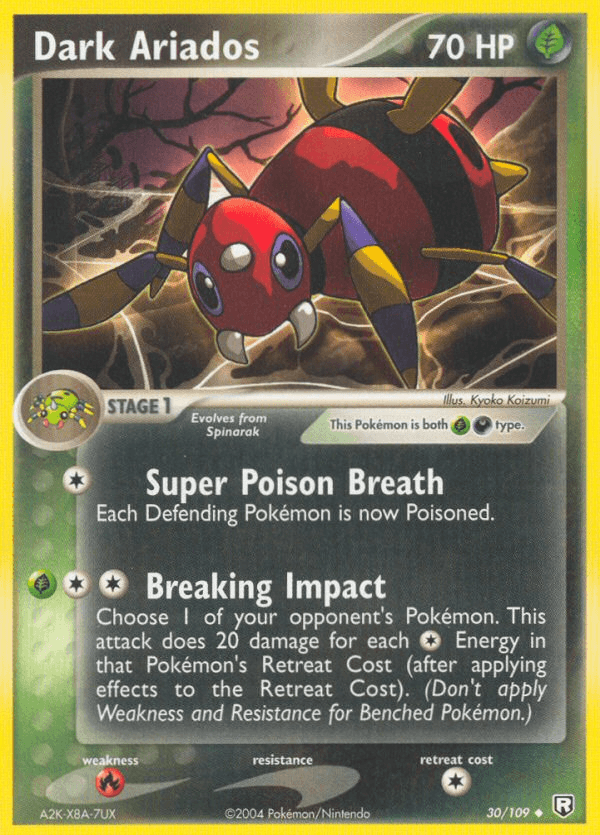 Dark Ariados — EX Team Rocket Returns 30/109