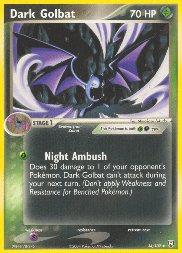 Dark Golbat — EX Team Rocket Returns 34/109