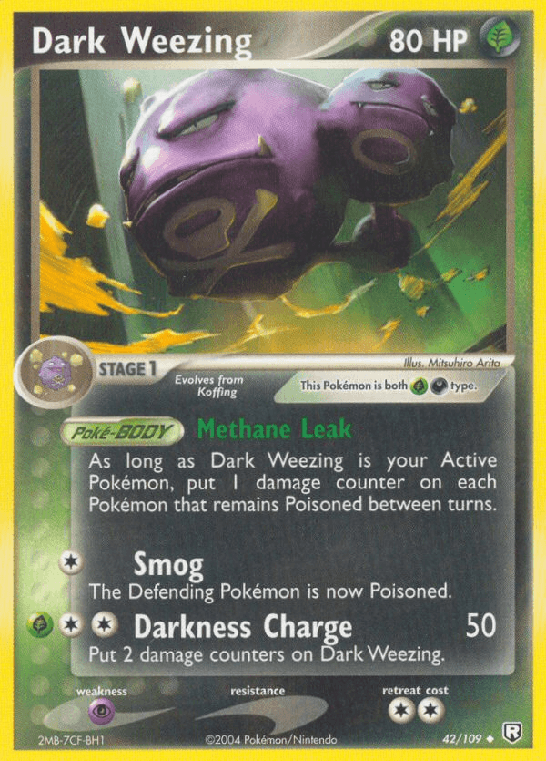 Dark Weezing — EX Team Rocket Returns 42/109