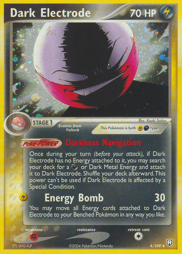 Dark Electrode — EX Team Rocket Returns 4/109