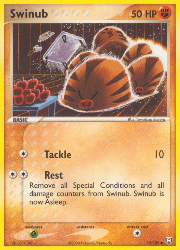 Swinub — EX Team Rocket Returns 79/109