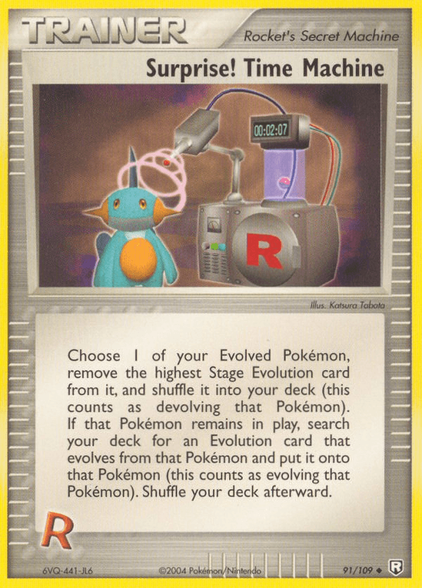 Surprise! Time Machine — EX Team Rocket Returns 91/109