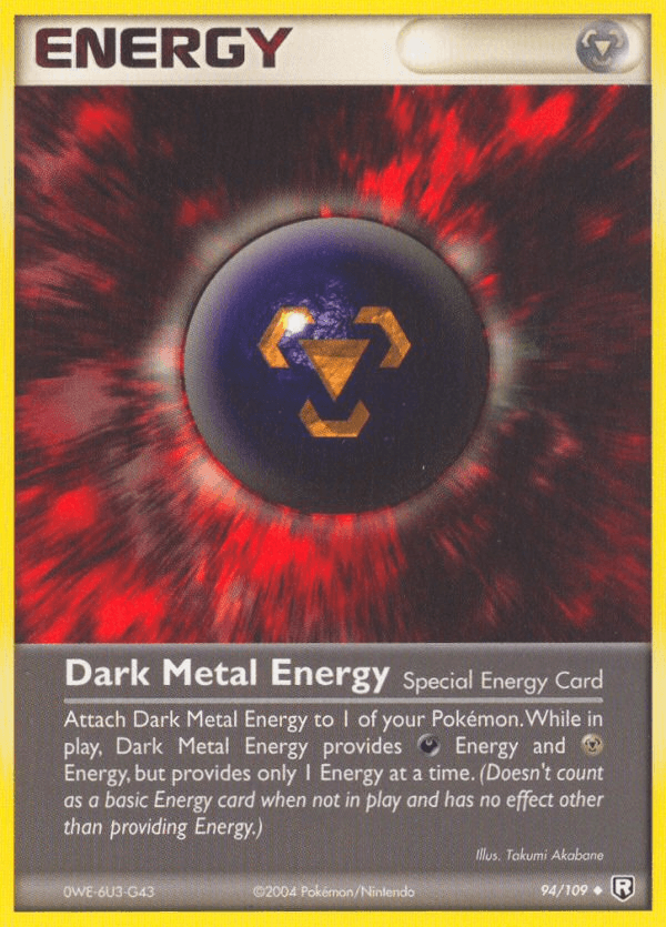 Dark Metal Energy — EX Team Rocket Returns 94/109