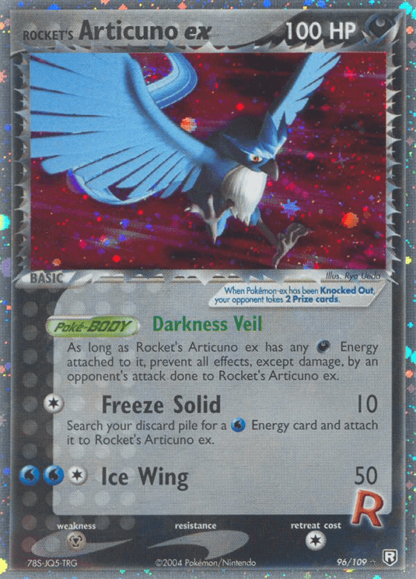 Rocket's Articuno ex — EX Team Rocket Returns 96/109
