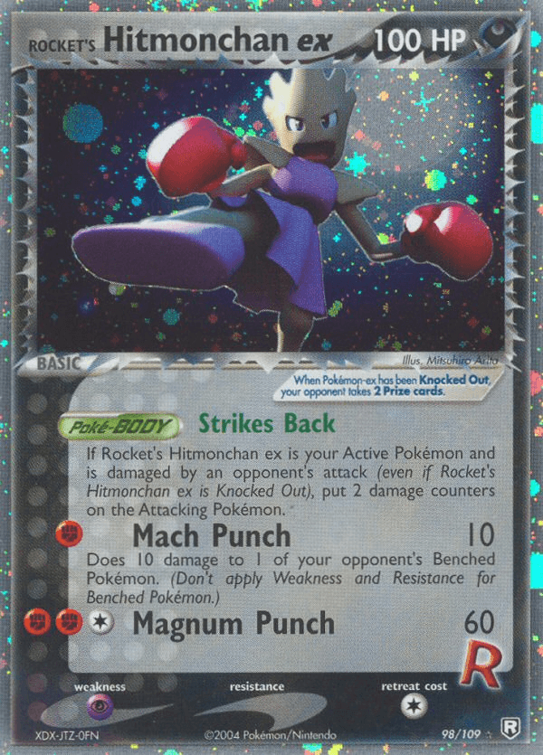 Rocket's Hitmonchan ex — EX Team Rocket Returns 98/109