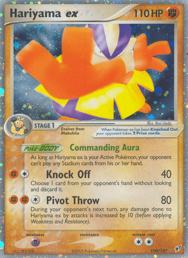 Hariyama ex — EX Deoxys 100/107