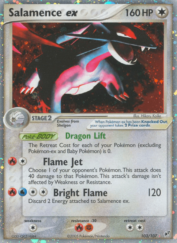 Salamence ex — EX Deoxys 103/107
