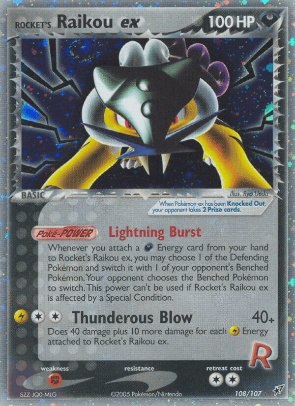 Rocket's Raikou ex — EX Deoxys 108/107