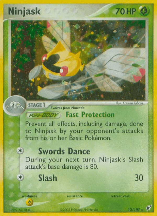 Ninjask — EX Deoxys 13/107