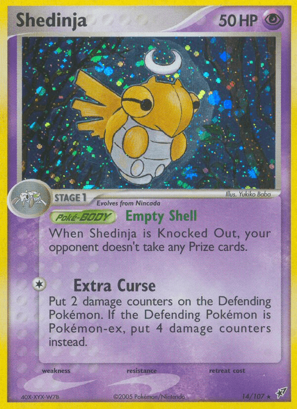 Shedinja — EX Deoxys 14/107