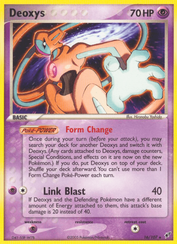 Deoxys — EX Deoxys 16/107
