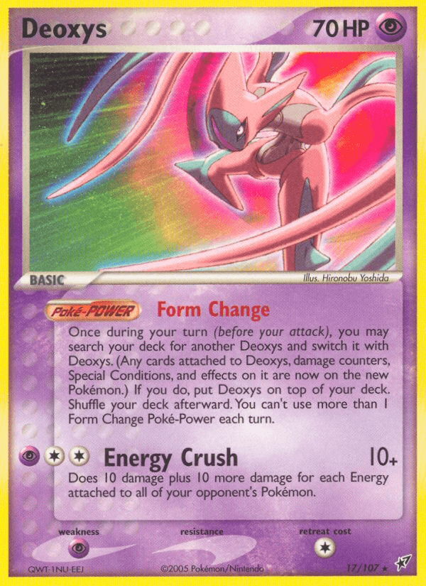 Deoxys — EX Deoxys 17/107